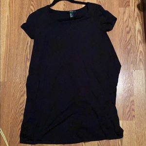 Black flowy tshirt dress